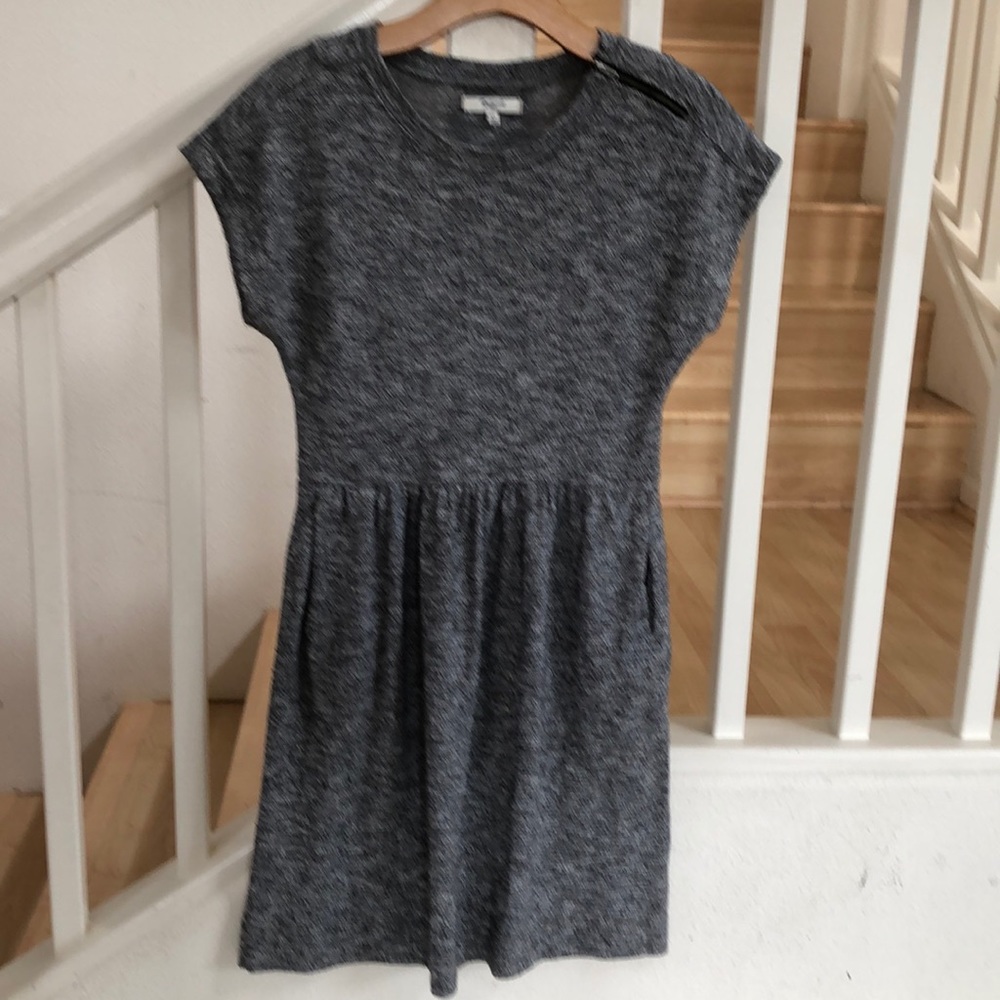 Madewell Gray Heathered Jersey dress XS